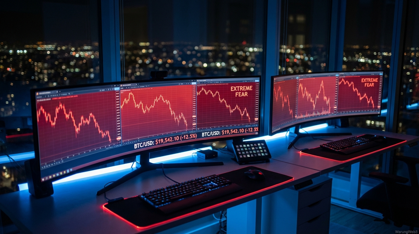 Pasar Kripto Masih Tertekan, Fear Index Ekstrem